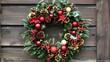 © daniel - Christmas decorations: wreath making