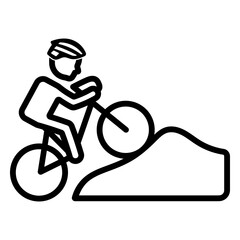 Sticker - mountain bicycle