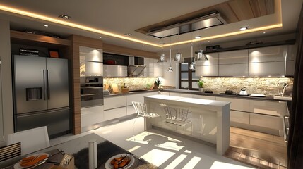 Wall Mural - Modern Kitchen Interior Design