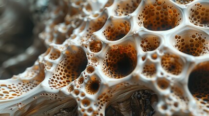 Abstract Organic Structure with Intricate Details