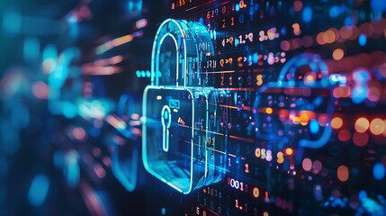 Aufkleber - Cybersecurity for Business in the Digital Age Tech Security Online Privacy Smart Security Software Global Network Protection Digital Business Security Financial Data Security : Generative AI