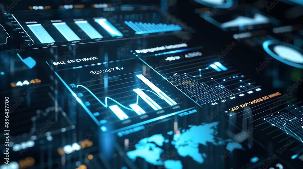 High Tech Analytics Data analytics automated with AI technology Big data business analytics ...