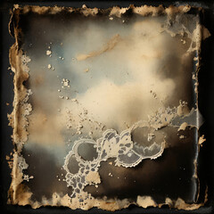 Wall Mural - Old paper texture. Grunge weathered background.