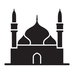 Wall Mural - Masjid, mosque icon. Vector illustration