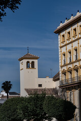 Wall Mural - The Church of St. Peter (Parroquia de San Pedro) is a Catholic temple located in the old district of El Perchel. Building dates back to 1629. Malaga, Costa del Sol, Andalusia, Spain.