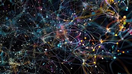 Poster - A high-resolution image of a network of interconnected nodes and data streams.