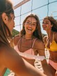 © Alexander Chaykin - Group of friends enjoying the sun and surf, perfect for social media or travel ads