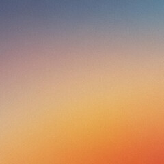 Wall Mural - Warm Colors Gradient Sky Transition from Blue to Orange