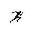 © leonore - Runner icon vector. EPS 10 editable vector