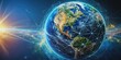 © Udomner - Abstract rendering of planet Earth, representing globalization and connectivity, planet, Earth, globe, abstract