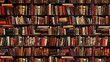 © pixelwallpaper - library pattern wallpaper