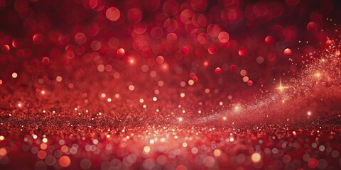 Wall Mural - Red background with red glittering whirling in different shades, Red, background, glitter, whirling, shiny, sparkly