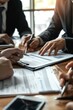 © Shooting Star Std - Asian business team negotiating contract terms, Generative AI