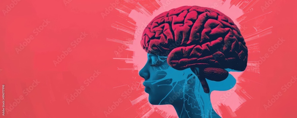 EEG patterns illustrating brain activity, intense focus, subconscious ...
