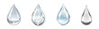 © Dorido - Four Water Drops - Pure and Transparent