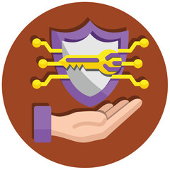 Wall Mural - Authorization Icon