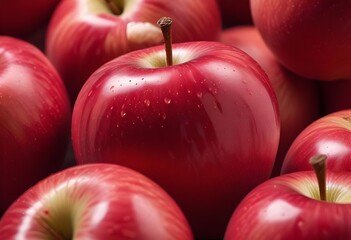 Canvas Print - macro apple fruit