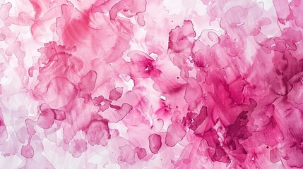 Wall Mural - Pink Watercolor Abstract Background