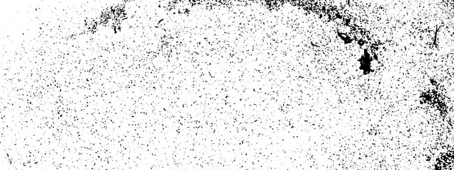 Wall Mural - Black grunge or grainy texture isolated on transparent background. Dust overlay texture with grunge effect. Vector illustration.