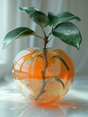 Wall Mural - orange and lemon