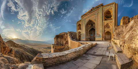 Poster - A stunning photograph showing the main tourist attractions of Iran