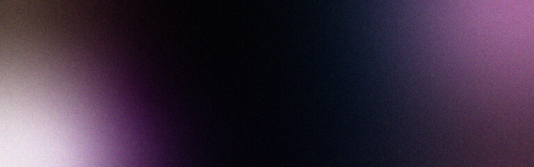 Poster - Sleek Dark Purple and Black Gradient Background. Luxurious Dark Purple to Black Gradient. Gradient rough abstract blurred grainy gradient banner background texture.