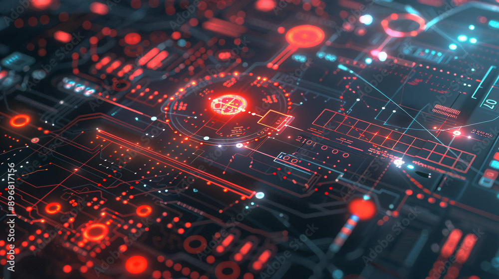 Detailed close-up of an AI model training interface displaying complex ...