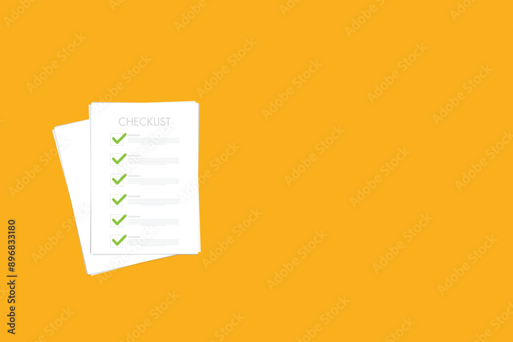 Check List Over Check list document, paper check list and to do list with checkboxes ...