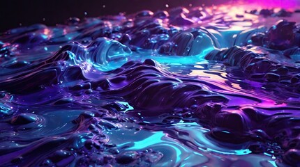 Poster - abstract background with water