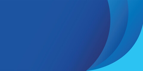 Wall Mural - paper layer circle blue abstract background. curves and lines use for banner, cover, poster, wallpap