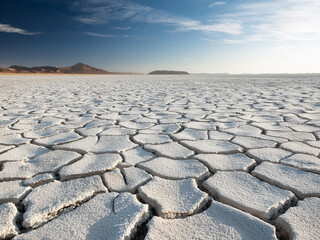 Wall Mural - white sands in desert