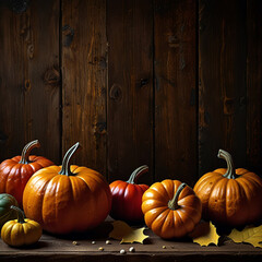 Wall Mural - Thanksgiving copyspace banner background