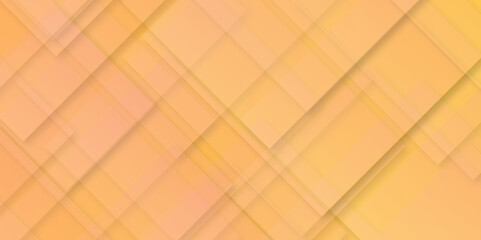 Wall Mural - abstract modern yellow orange gradient diagonal stripe with shadow and light background. abstract seamless colorful geometric gradient lines pattern, minimal orange background perfect for cover.	