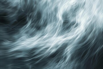 Poster - Serene, highresolution image capturing the fluid motion of rippling water in shades of blue