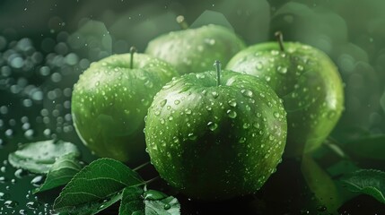 Canvas Print - Apples that are green