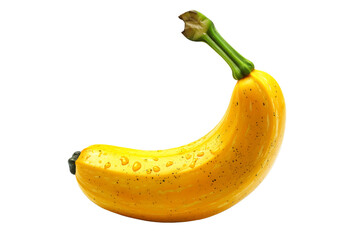 Poster - Banana squash isolated on a white background, great for autumn themes and decorations