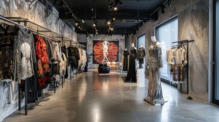 Wall Mural - Fashion and design center