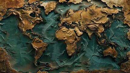 Poster - Geographic layout of continents