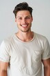 © Nathan - Smiling Young Man in Casual T-Shirt