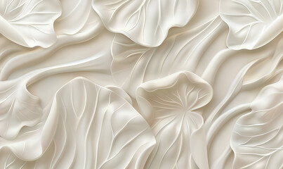 soft background of cream paper The design incorporates white and pale beige, using textured impasto technique for an immersive feel