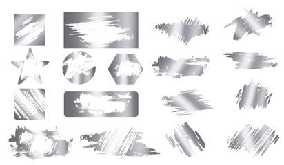 Wall Mural - realistic scratch card element set collection