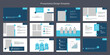 © plus _ stocks - modern minimalist medical presentation slide design template, business hospital dentist presentation layout vector.