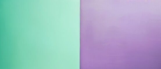 Poster - Two tone background featuring a vertical dividing line separating pastel green and purple color, creating a vibrant and modern aesthetic
