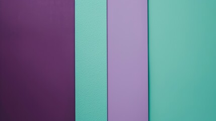 Poster - abstract background with four vertical color stripes in purple, turquoise and violet, creating a geo