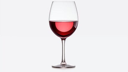 A glass of wine on a transparent background. png file.