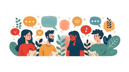 Poster - A digital setting where participants demonstrate empathy, understanding, and sharing feelings to enhance connection and communication 