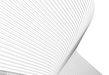 Wall Mural - abstract geometric design 3d illustration