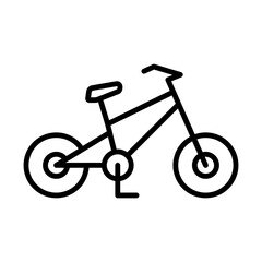 Wall Mural - Bicycle line icon