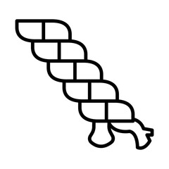 Poster - Rope line icon