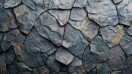 Wall Mural - The backdrop features an abstract stone wall texture showcasing rugged and asymmetrical shapes